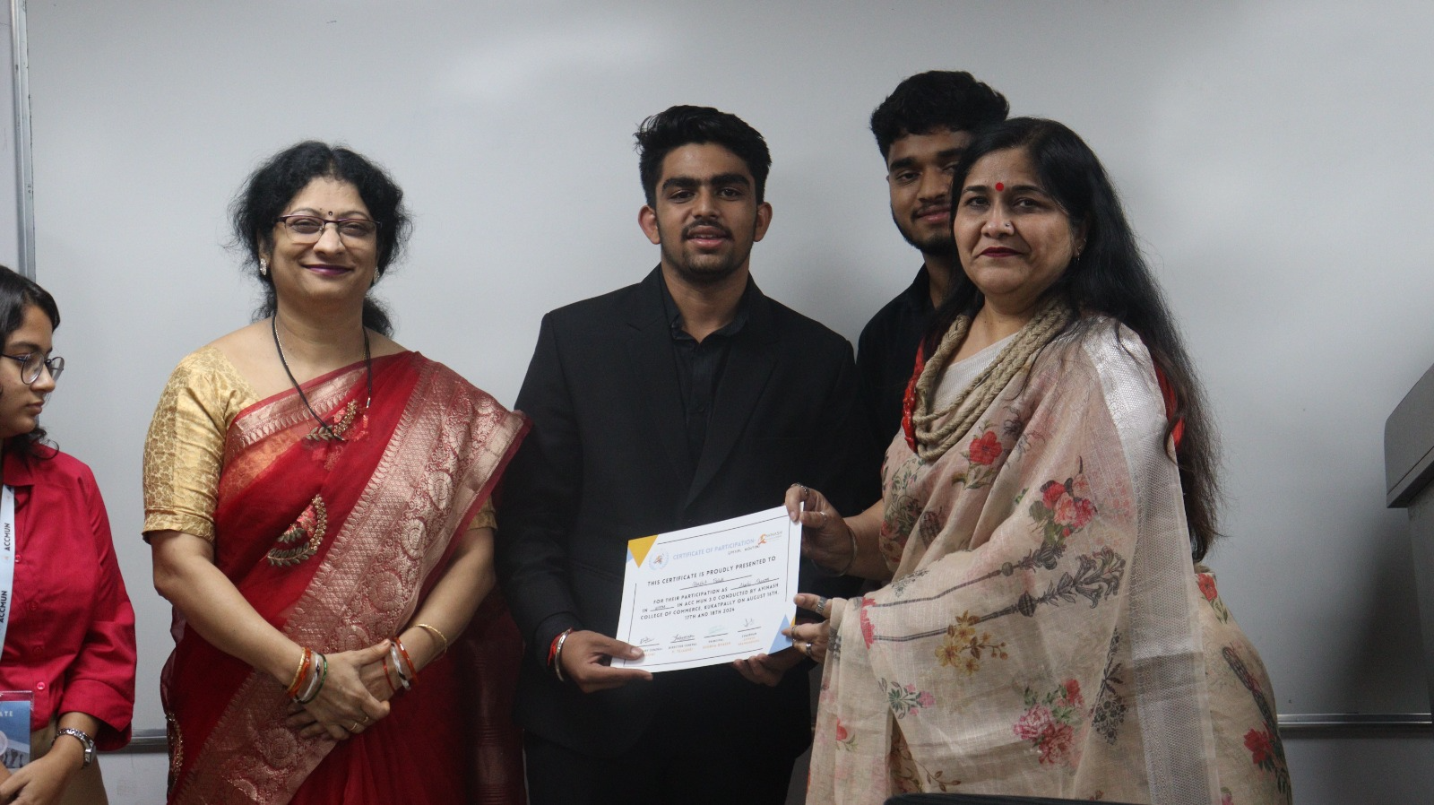 ACCMUN 3.0 certificate presentation